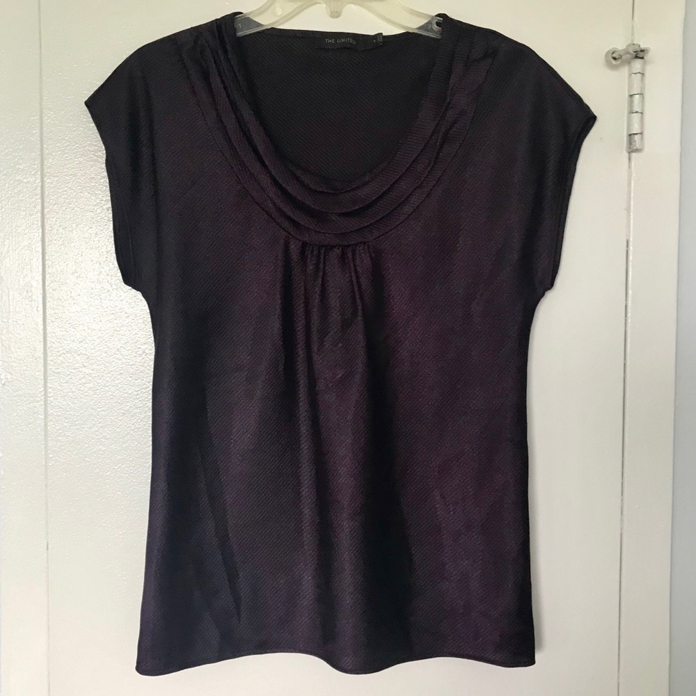 The Limited Deep Purple Sleeveless Top